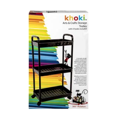 Art + Craft Storage Trolley on Wheels 